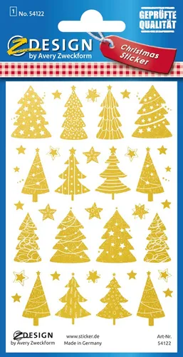 Produktbild AVERY Zweckform ZDesign Weihnachts-Sticker 