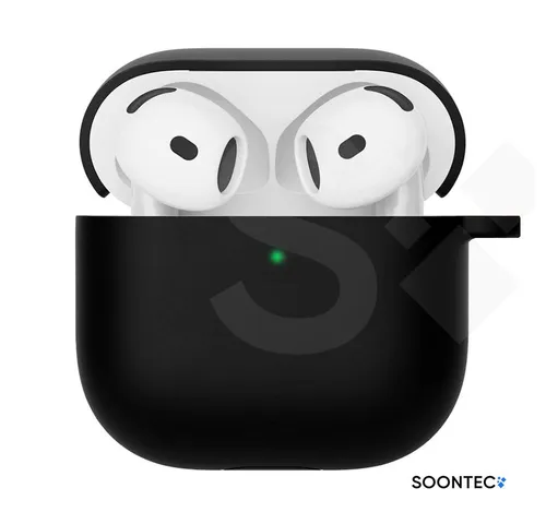 SOONTEC Kopfhörer-Schutzhülle SOONTEC AirPods 4 Case mit Karrabiner-Ring