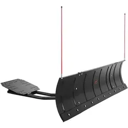 VEVOR Schneeschild, 109/182cm Schneepflug-Set, leicht abnehmbar, universell montierbarer Schneeschieber mit Gummiklappen, Stahlklinge, Räumschild kompatibel mit den meisten UTVs & ATVs