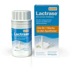 Lactrase 6.000 FCC Laktase Kapseln 100 St