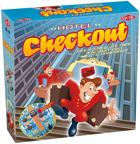 Hotel Checkout: Gesellschaftsspiel für spannende Aufzüge und Trinkgeldaktionen