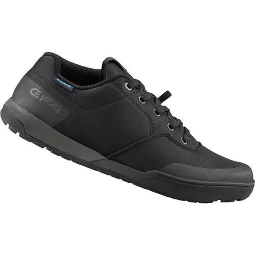 Shimano GF400 black (L01) 45 - Hochwertige Mountainbikeschuhe - Mountainbikeschuhe für Herren mit ULTREAD GF Gummimischung für legendären Grip und Kontrolle. Ideal für Gravity-Fahrer, bietet optimalen Schutz und Komfort bei jeder Fahrt.