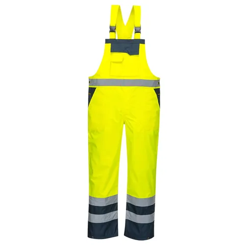 Warnschutz PU-Regen-Latzhose