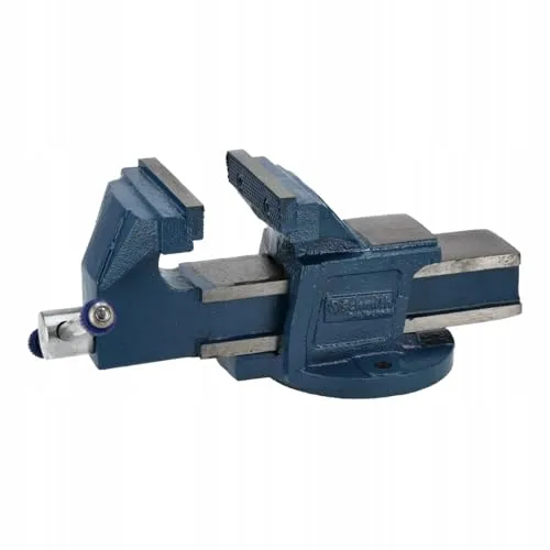 Schmith Schraubstock starr 100 mm – Robuster Werkstattschraubstock aus Gusseisen