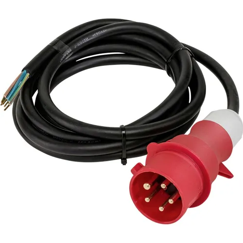 AS Schwabe 70977 Strom Anschlusskabel 3.00 m - Netzkabel & -stecker, 3 m lang mit IP44 Schutz, ideal für den Außenbereich, sorgt für sichere Stromversorgung.
