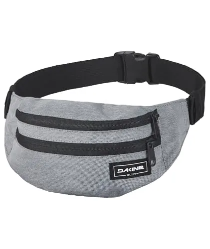 Dakine Classic Hip Pack Gürteltasche - Geyser Grey - Gürteltasche mit 4 Reißverschlussfächern, ideal für den Alltag. Der verstellbare Hüftgurt sorgt für optimalen Tragekomfort und einfachen Zugriff auf Ihre Essentials.