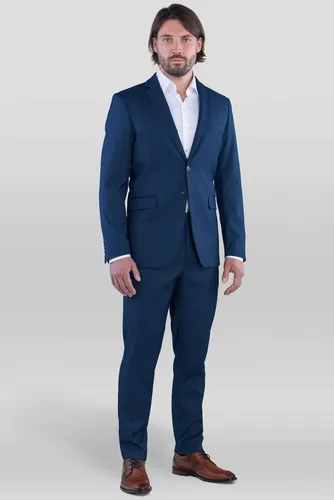 SANDER STELLAN Herren Anzug Slim-Fit 2-teilig - Eleganter 2-teilig Herrenanzug für Business und besondere Anlässe, modern geschnitten und hochwertig verarbeitet. Inklusive Kleiderbügel und Kleidersack für optimale Aufbewahrung.