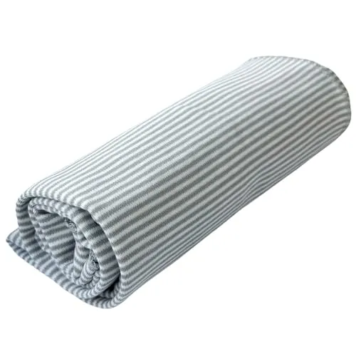 Hoppediz Premium Pucktuch aus Bio-Baumwolle - Vielseitige Kuscheldecke & Babydecke, Ideal als Schmusetuch, Erstlingsdecke & Schnuffeltuch, grau