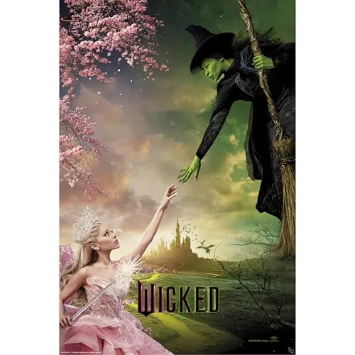 GB eye Wicked Elphaba & Glinda Maxi-Poster, 61 x 91,5 cm, gerollt, Kunstposter, Wandposter, Poster und Drucke, Wicked Merchandise
