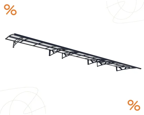 Palram - Canopia Vordach Amsterdam 6690 Anthrazit