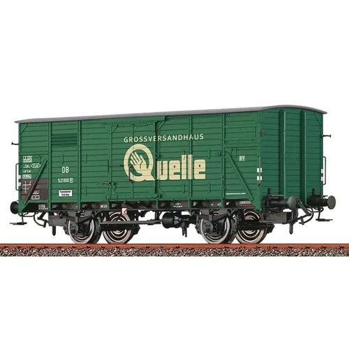Brawa-50955 H0 Gedeckter Güterwagen G10 Quelle DB NEU OVP H0 GÃW G10 DB III Que