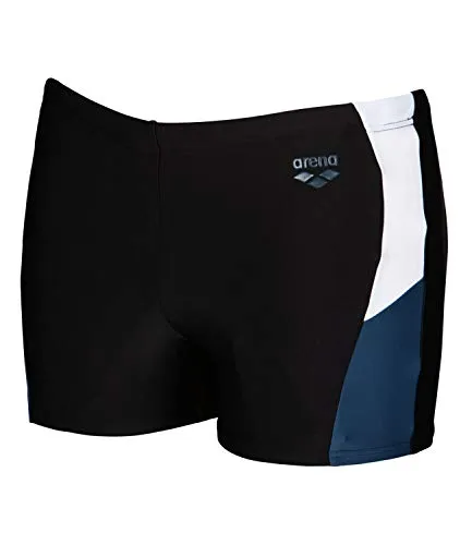arena Herren Badehose Herren Badeshorts Ren, Black-Shark-White, 8, 000991