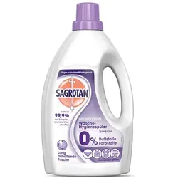 SAGROTAN Sensitiv Wäsche Hygienespüler 8 x 1,5l - Hygienespüler für 99,9% bakterienfreie Wäsche, ohne Farb- & Duftstoffe - ideal für empfindliche Haut und Allergiker.
