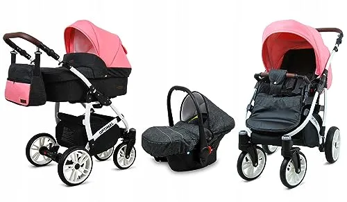 BabyLux® Kinderwagen Set 3 in 1
