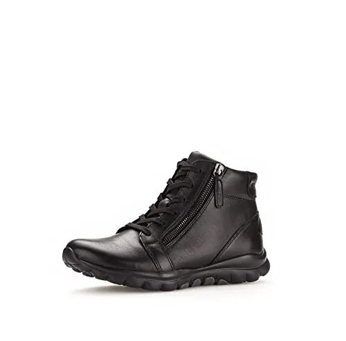 Gabor Damen Schnürstiefeletten in Schwarz, 38.5 EU in schwarz von Gabor