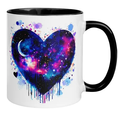Tasse Liebe | Herz & Galaxie | Liebe bis in die Sterne