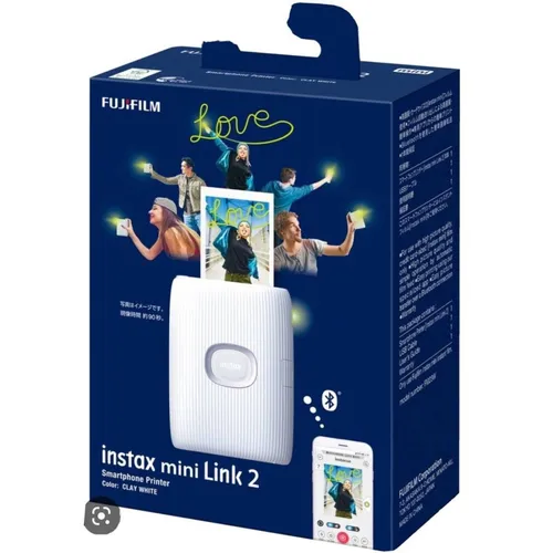 Fujifilm INSTAX Mini Link 2 - Tragbarer Smartphone Printer - Sofortbild-Drucker mit Bluetooth, ideal für kreative Fotomomente. Per App steuerbar und kompakt für unterwegs.