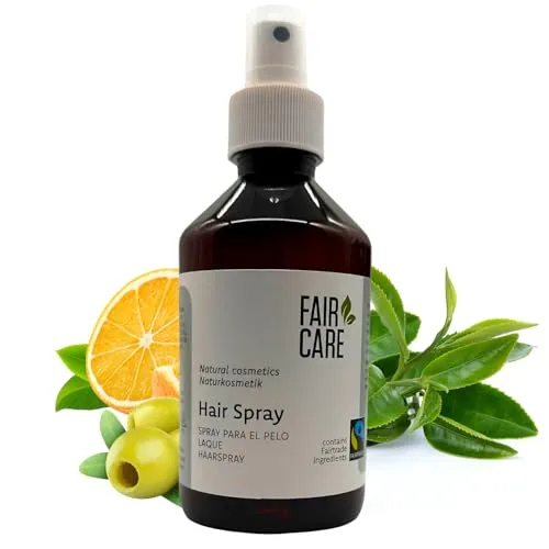 FAIR CARE Haarspray 240ml - FAIRTRADE Haarpflege für langanhaltenden Halt - Für alle Haartypen ohne Rückstände