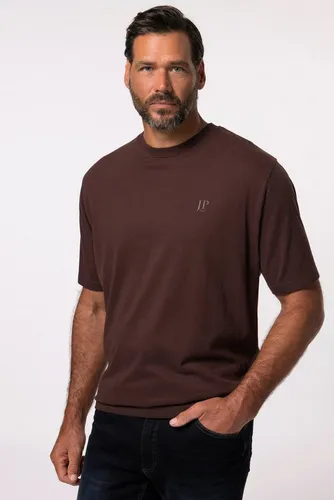 JP1880 T-Shirt Bauchfit Basic Halbarm 6XL in Braun/Grau - Hochwertiges T-Shirt aus 100% Baumwolle für optimalen Tragekomfort. Ideal für den Alltag, mit Rundhalsausschnitt und Halbarm. Pflegeleicht, maschinenwaschbar und mit OEKO-TEX® Standard 100 zertifiziert.