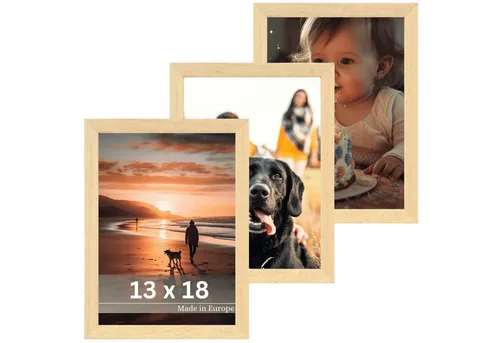 Victor (Zenith) Bilderrahmen Nolde, Bilderrahmen Set Beige 13x18 cm, Bilderrahmen Modern, Holzrahmen