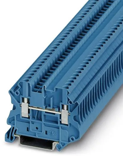 Phoenix Contact 3064108 Durchgangsklemme 5.2mm Schrauben Blau 50St. - Babygitter-Klemmen, zuverlässige Verbindungstechnik für sichere Installationen, ideal für Elektroanwendungen.