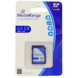 1x MediaRange SDXC Speicherkarte 64 GB Klasse 10