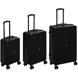 5five Set aus 3 Hartschalenkoffern mit 4 Doppelrädern L. 49.5 x B. 28.5 x H. 77 cm