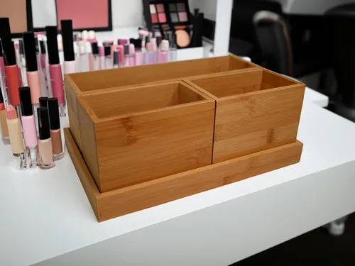 hausleben Organizer Schreibtisch Organizer aus nachhaltigem Bambus