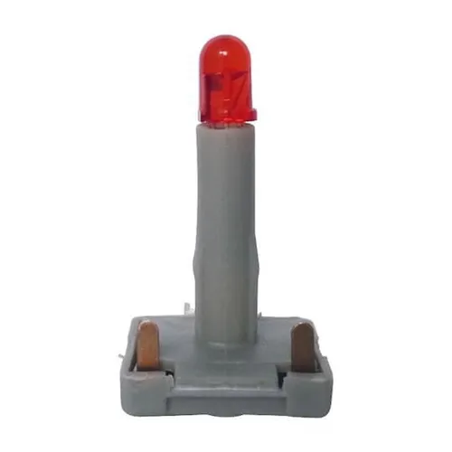 Busch-Jaeger 8327-1 LED-Beleuchtungseinheit mit Sockel, 1 mA, 8 bis 15 V, LED in der Farbe orange, grau, Glimm-/Glühlampen UP