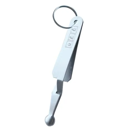 REMOS Mini Zeckenpinzette in Löffelform Edelstahl rostfrei 8 cm