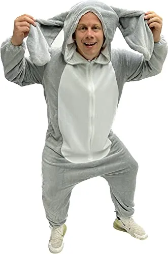 Bad Taste graues Hasenkostüm für Erwachsene in grau von bad taste dieser Style macht geil