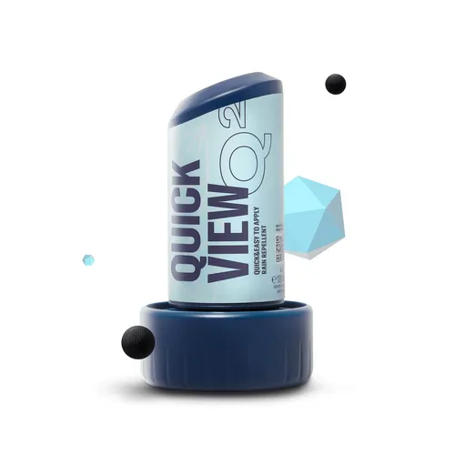 GYEON Q² QuickView Glasversiegelung 120ml - Scheibenpflege & Regenabweiser - Bietet einen hervorragenden Abperleffekt für klare Sicht und Sicherheit bei jedem Wetter.