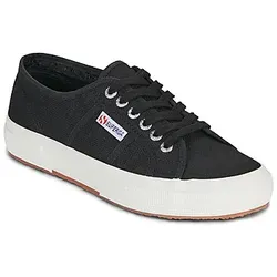 Superga Damen Low Sneaker 2750 COTU Low Top Schwarz - Klassischer Damen Sneaker in Schwarz, ideal für den Alltag. Mit atmungsaktivem Obermaterial und abriebfester Gummisohle für hohen Tragekomfort und Langlebigkeit.