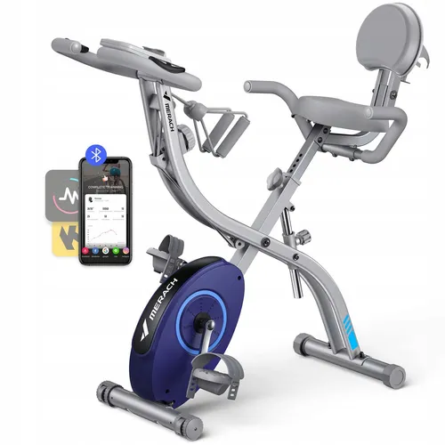MERACH 4-in-1 Heimtrainer mit LCD-Monitor