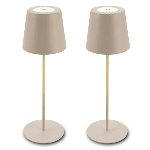 Akku LED Tischleuchte 2er Set
