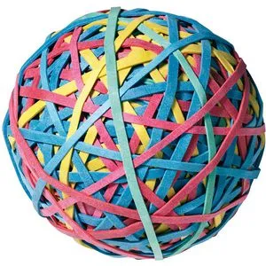 Alco Gummiringe 7440, Ø 70mm, bunt, 190g