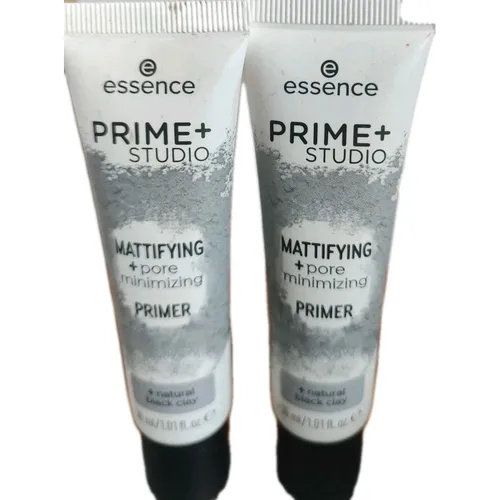 Produktbild essence PRIME + STUDIO Mattifying + Pore Minimizing PRIMER 30ml *neu* 333,-€/L