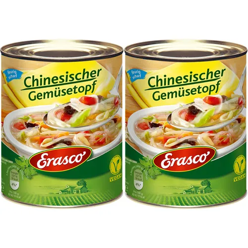 Produktbild Erasco Chinesischer Gemüsetopf mit viel leckerem Gemüse 800g 2er Pack