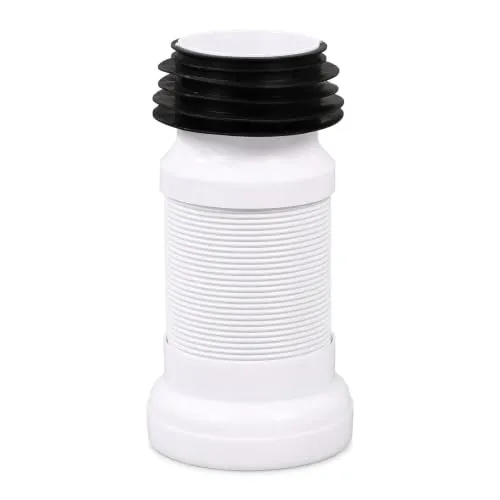 WC Anschluss, Flexibles Anschlussrohr Wand Stand WC | WC Stand, Passend für Abflussrohr Siphon Toilette