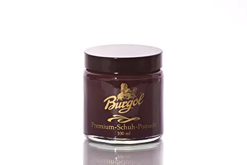 Burgol Premium-Schuh-Pomade Schuhcreme Bordeaux in rot von Burgol