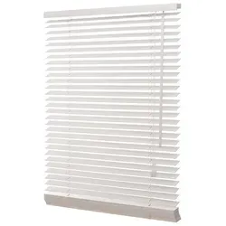 ventanara Holzjalousie 35mm - Weiß 130x250 cm - Jalousien aus Echtholz mit eleganter Optik, ideal für stilvolle Fensterdekorationen.