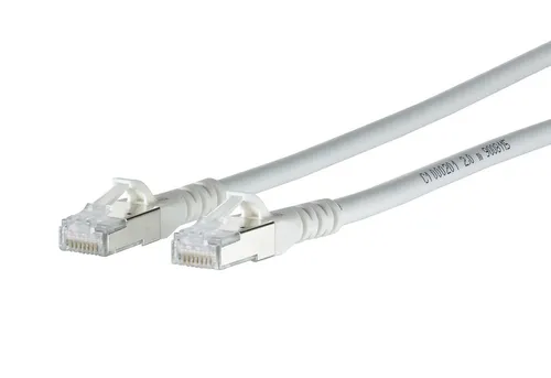 Metz Connect 130845A088-E Patchkabel S/FTP Cat.6A weiß 10,0m