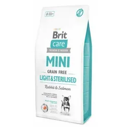 BRIT CARE Mini Grain-Free Light&Sterilised 2kg
