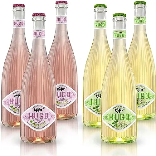 Flaschen Käfer Sommerpaket Hugo und Hugo Rosé, Weinpaket (6x0,75 l) 6