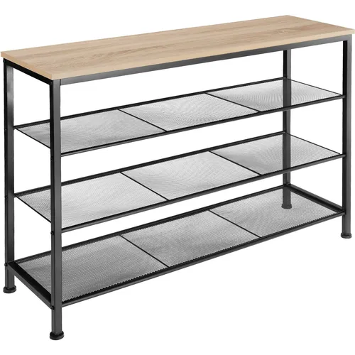 TecTake Schuhregal Portsmouth 100x30,5x72,5cm in braun von tectake