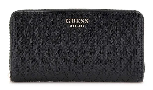 Guess SLG Cheque Organizer Geldbörse, Schwarz in schwarz von GUESS