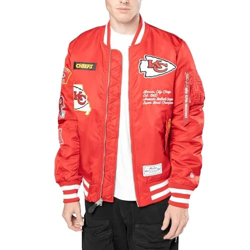 New Era Herren Bomberjacke MLB x Alpha Kansas City Chiefs 48256, XL