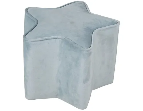 roba® Kinderhocker in Sternform - türkis - Kinderzimmermöbel mit praktischer Aufbewahrungsfunktion, ideal für Spielzimmer und sorgt für Ordnung und Spaß beim Spielen.