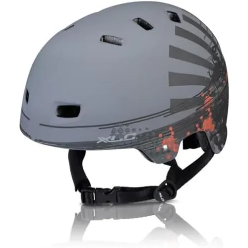 XLC Urban Helm BH-C22 Grau 58-61cm - Sicherer Kopfschutz für BMX und Skateboard - Fahrradhelme, verstellbare Passform für optimalen Komfort und Sicherheit, ideal für Damen, Herren und Unisex Erwachsene.