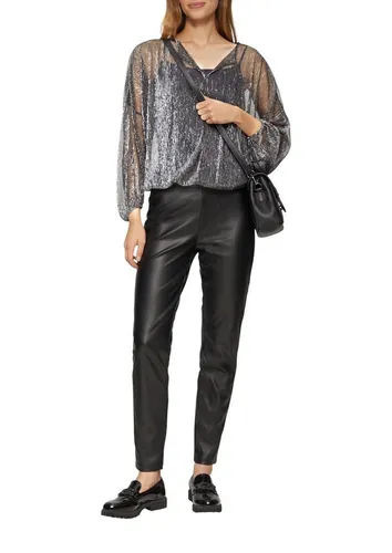 s.Oliver Langarmbluse Bluse BLACK